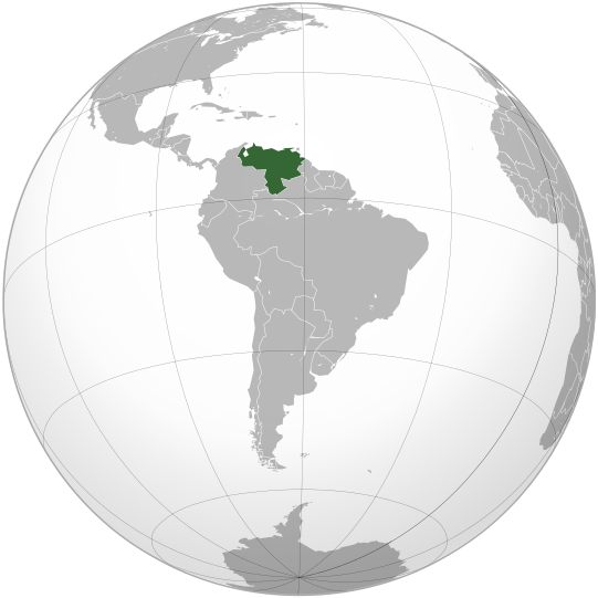 Letak negara Venezuela