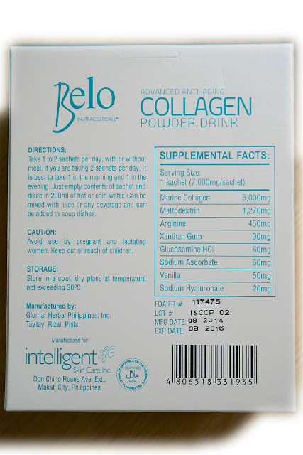 Belo Nutraceuticals Collagen Powder Drink