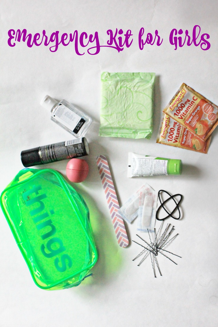 Second Chances Girl a Miami family and lifestyle blog! Emergency Kit for Girls