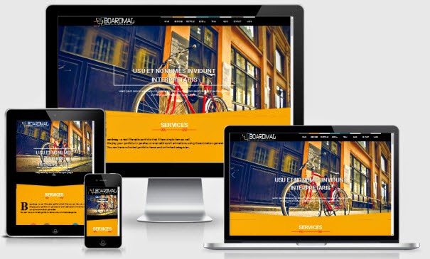 boardmag responsive parallax blogger template king gecko template