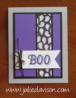 Stampin' Up! Holiday Catalog ~ 3 Warm Hearted (Host Stamp Set) Card ~ Halloween, Thanksgiving, Christmas, New Year ~ www.juliedavison.com