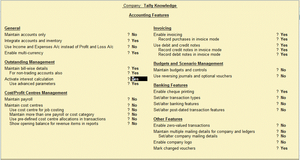 How to manage BillWise Accounting in Tally.ERP9?