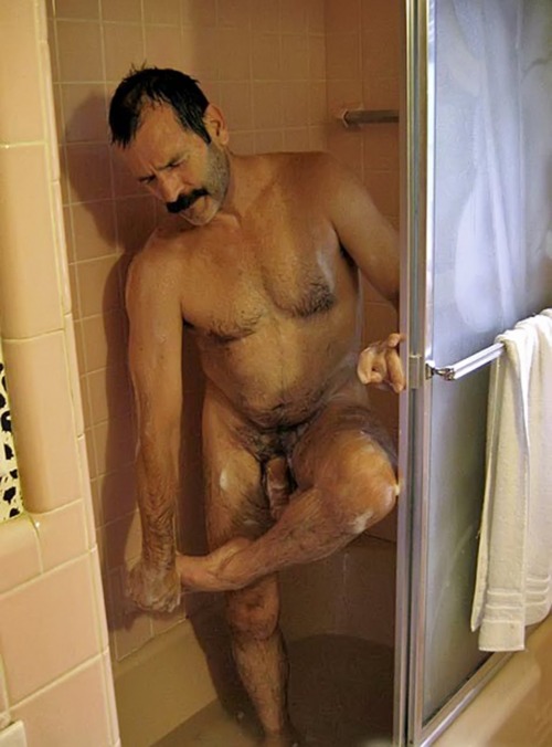 shower Father naked