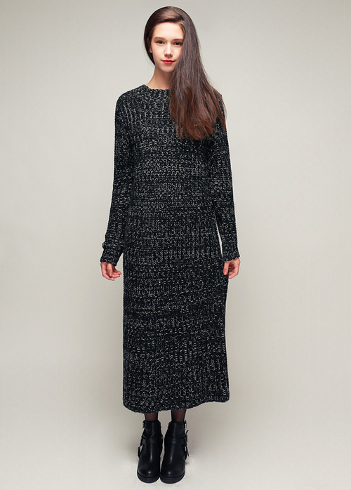 [Storets] Maxi Long Heather Knit Dress | KSTYLICK - Latest Korean ...