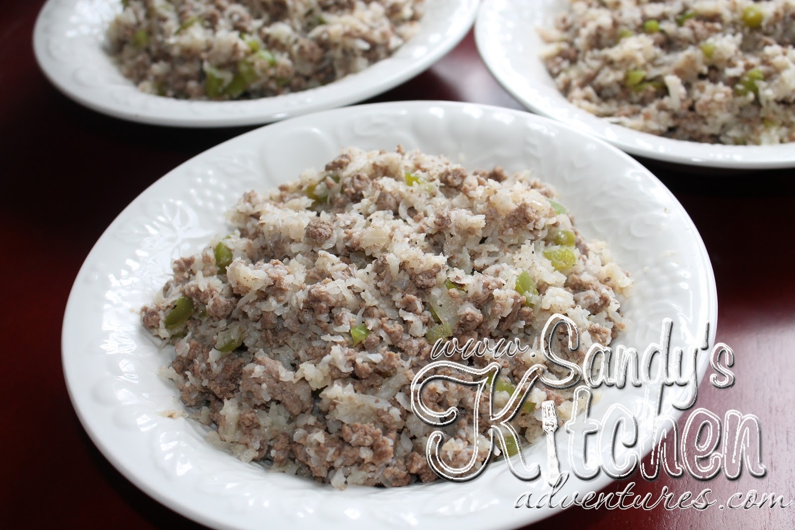 Cauliflower Dirty Rice Sandy's Kitchen