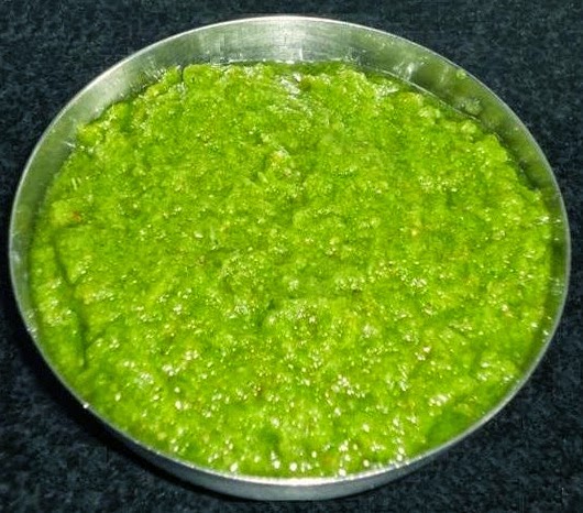 green masala in a container