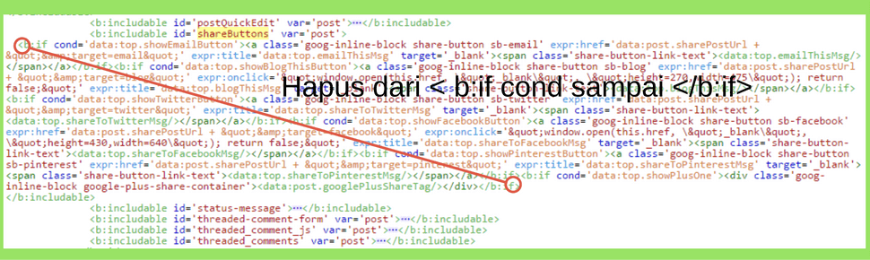Mengganti Share Buttons Bawaan Blogger 2 Mengganti Share Buttons Bawaan Blogger 2