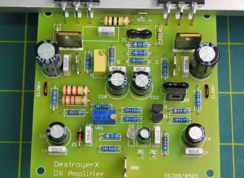100 W Amplifier 2SA1943 - 2SC5200 DX-AMP | Servis Elektro