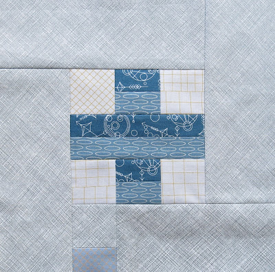 Modern sampler quilt - Block #4 - Inspired by Tula Pink City Sampler