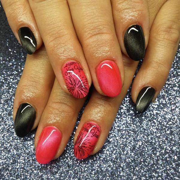 new year Reindeer Nail Art new year ,Reindeer Nail Art
