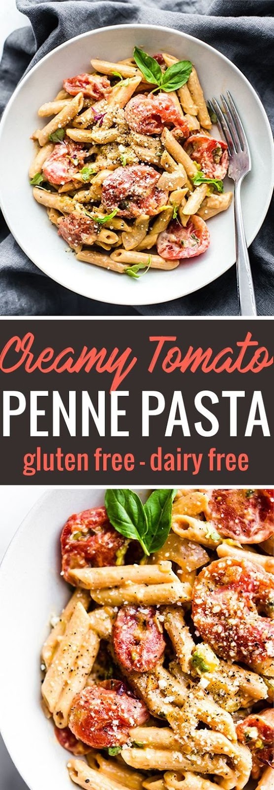 Creamy Tomato Gluten Free Pasta