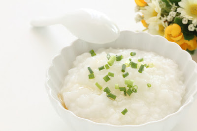 Bubur nasi putih polosan