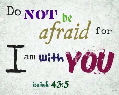 Be not afraid angel. Do not be afraid. Don't be afraid. Do not be afraid. Be not afraid.