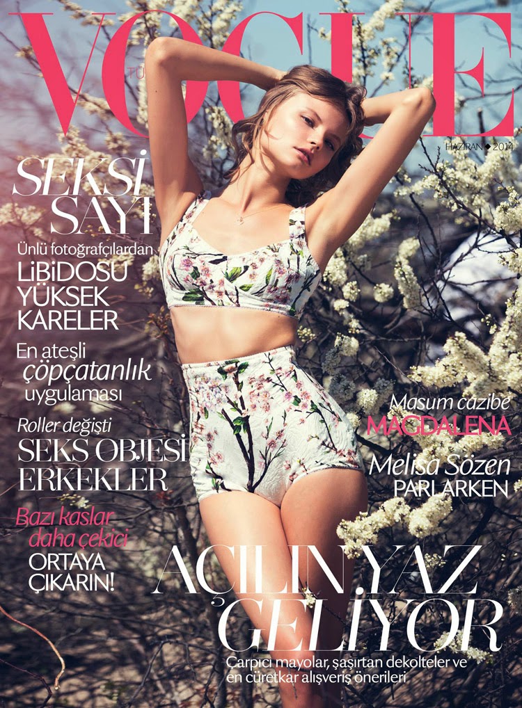 Vogue-Turkey-Cover-June-2014-Magdalena-Frackowiak