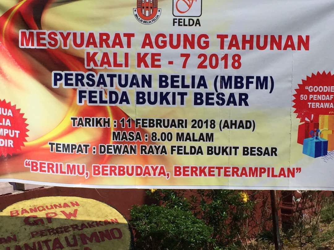 (MBFM) FELDA BUKIT BESAR: Mesyuarat Agung Kali Ke-7