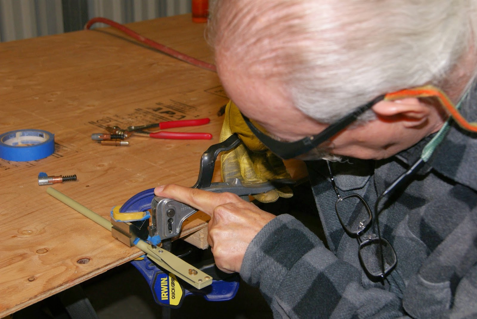 DOG Aviation John's RV-12 Blog: Working On Flap Controls