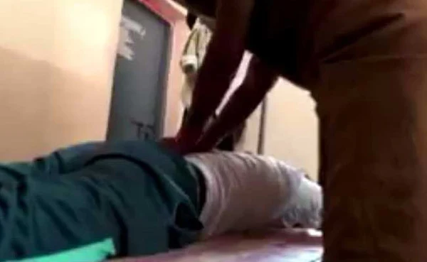 Telangana Police Officer Gets Massage From Woman Cop In Video Gone Viral, Hyderabad, News, Police, Probe, Controversy, Report, Social Network, National