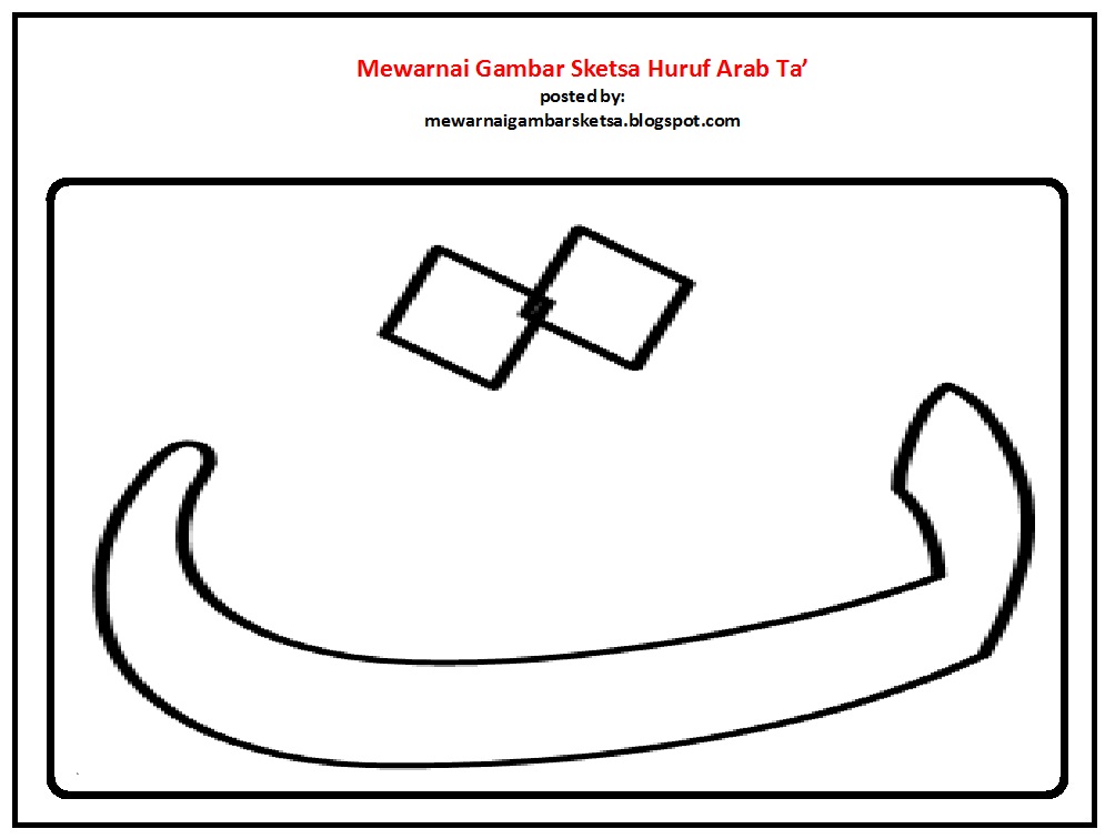17+ Mewarnai Huruf Hijaiyah Ta - Ani Gambar