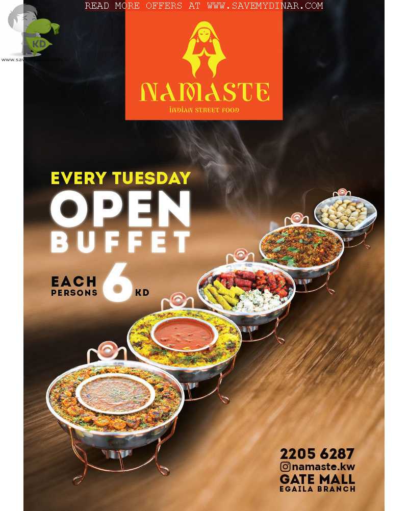 Namaste Restaurant Kuwait Open Buffet Every Tuesday