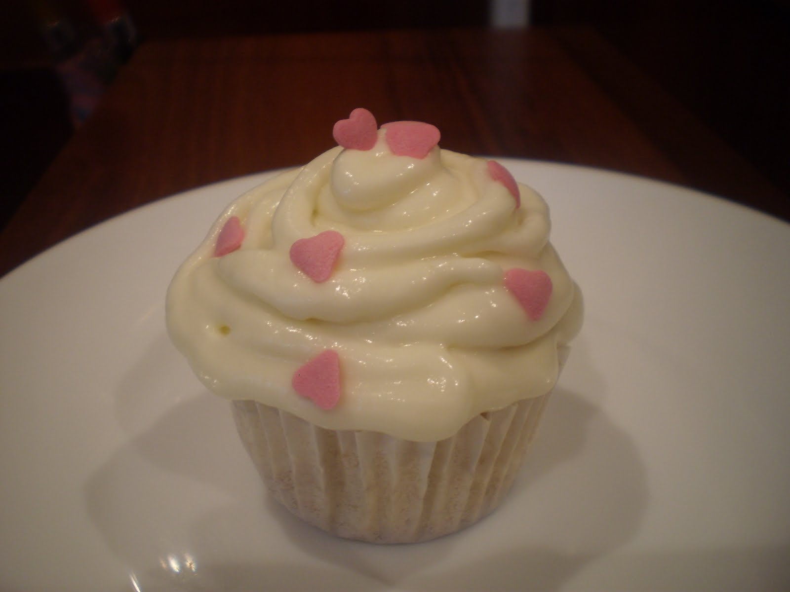 Una terapia muy dulce Frosting de queso y mi primer cupcake