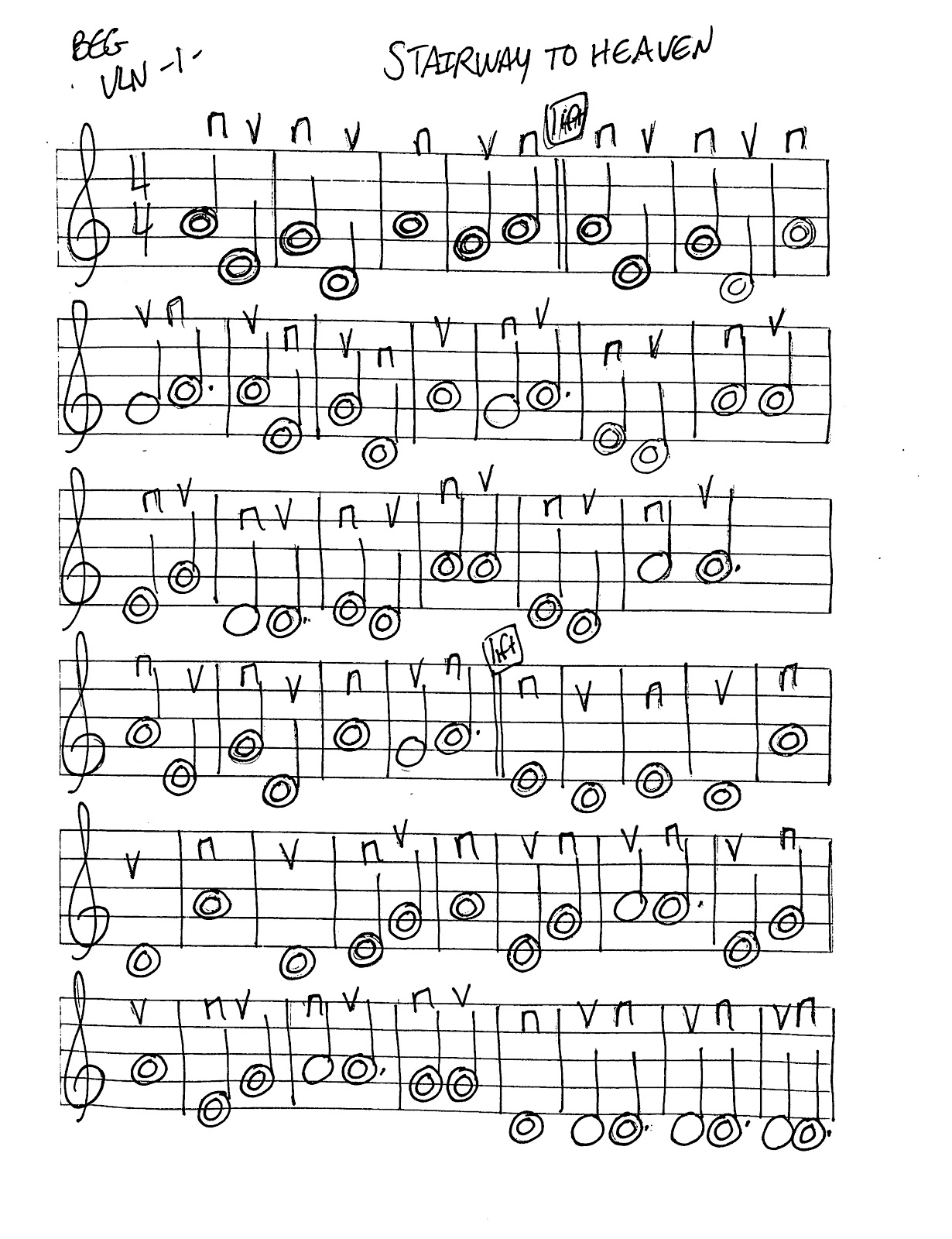miss jacobsons music stairway to heaven worksheets stairway to heaven flute sheet music
