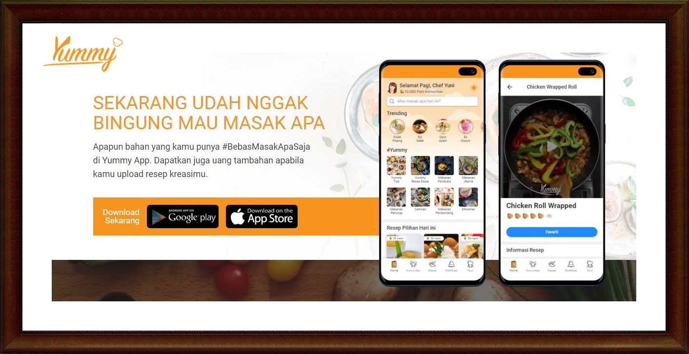 Yummy App Aplikasi Resep Masakan Terbaik Membuat Diri
