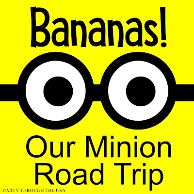 Our Minion Road Trip- a Summery // Party Through the USA // themed road trip // Minions // yellow // party // minion food // sensory bottle // i-spy bottle