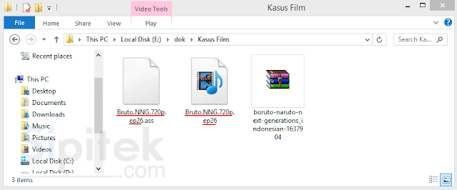 Menampilkan Subtitle Film di Laptop Menampilkan Subtitle Film di Laptop