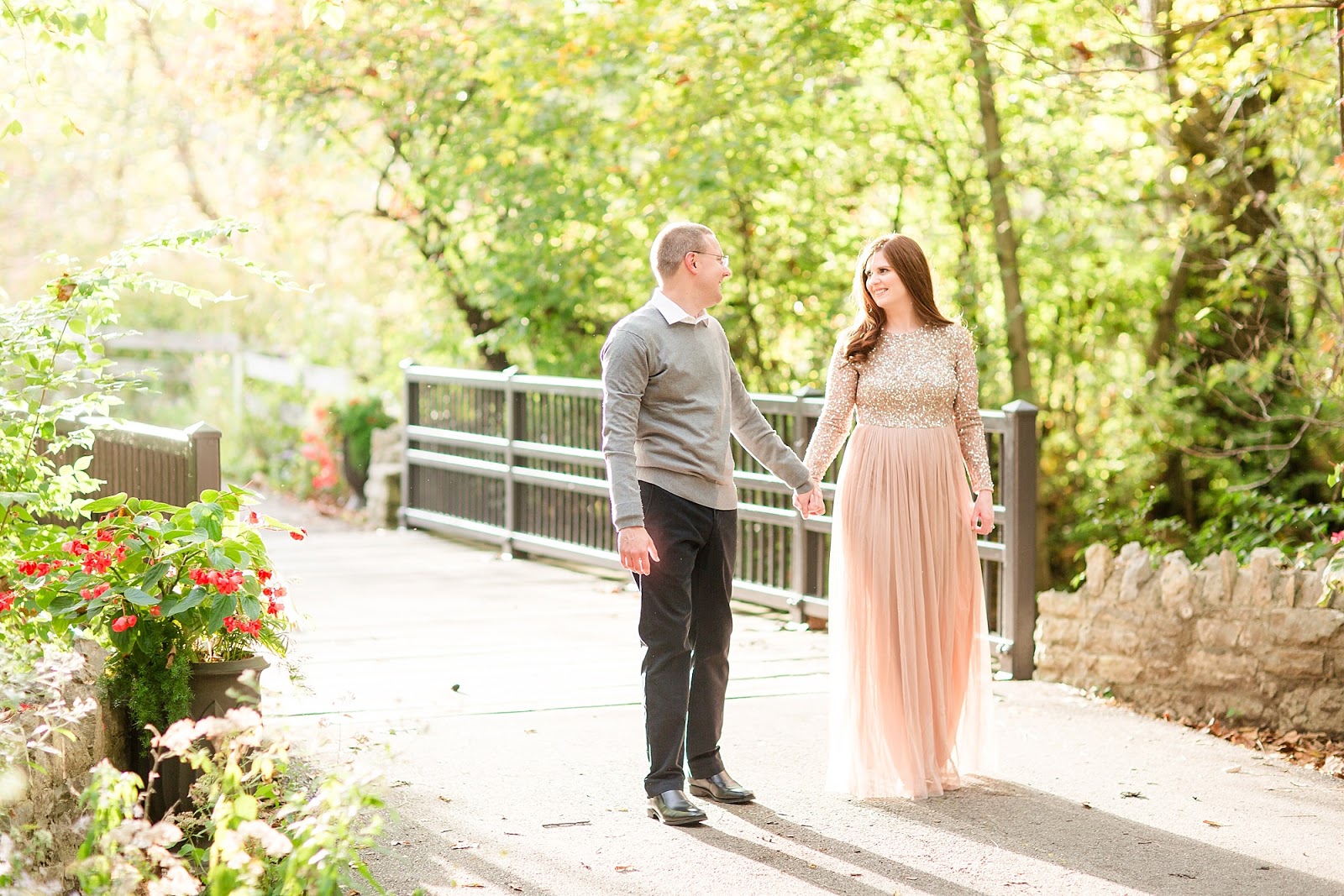 Romantic Engagement Session At Inniswood Metro Gardens Michelle