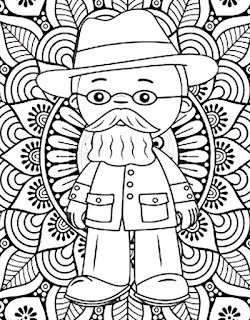 Mexican revolution mandala coloring pages