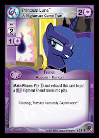My Little Pony Princess Luna, A Nightmare Come True Marks in Time CCG Card