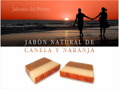 Jabón Natural de Canela y Naranja