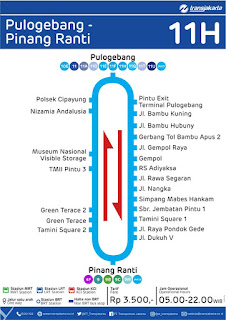 peta rute transjakarta pulogebang pinang ranti lebaran