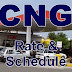 CNG Rates and Schedule in Pakistan