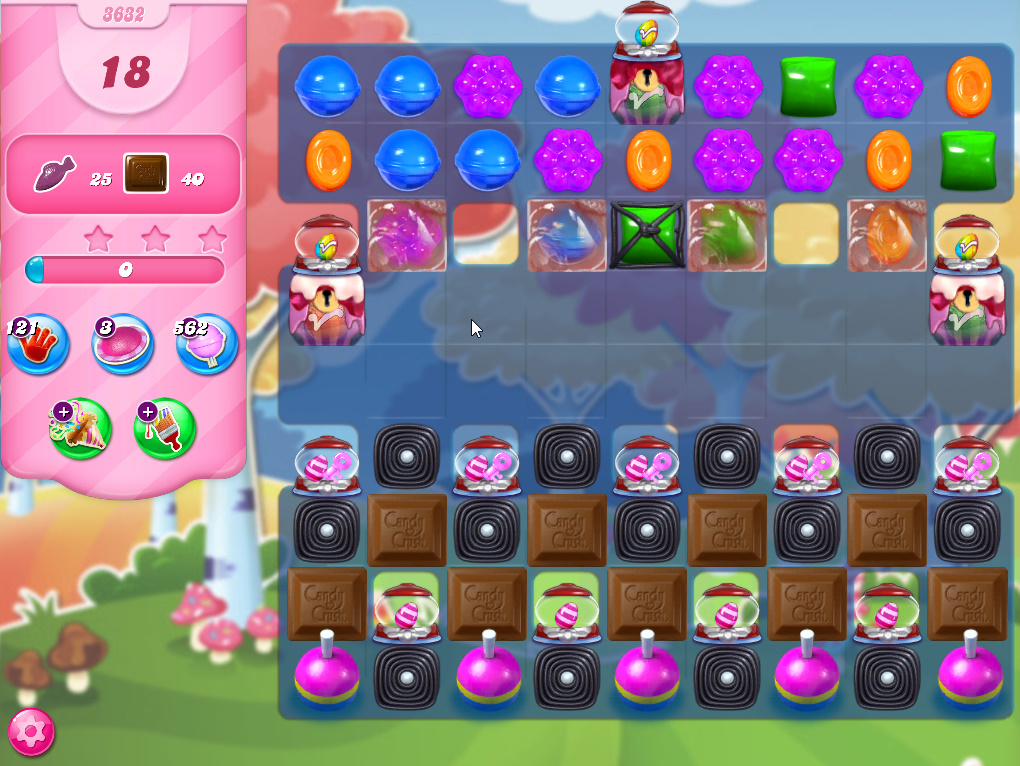 Candy Crush Saga level 3632 Candy Crush Saga level 3632