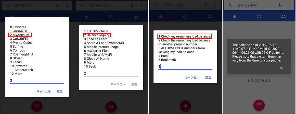 globe internet balance check