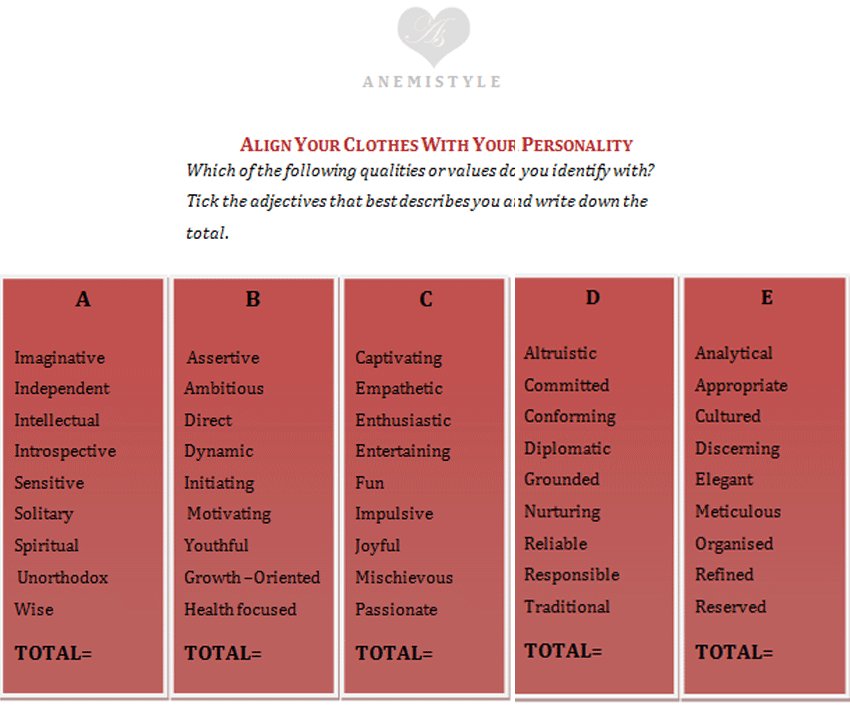 Personality style test php