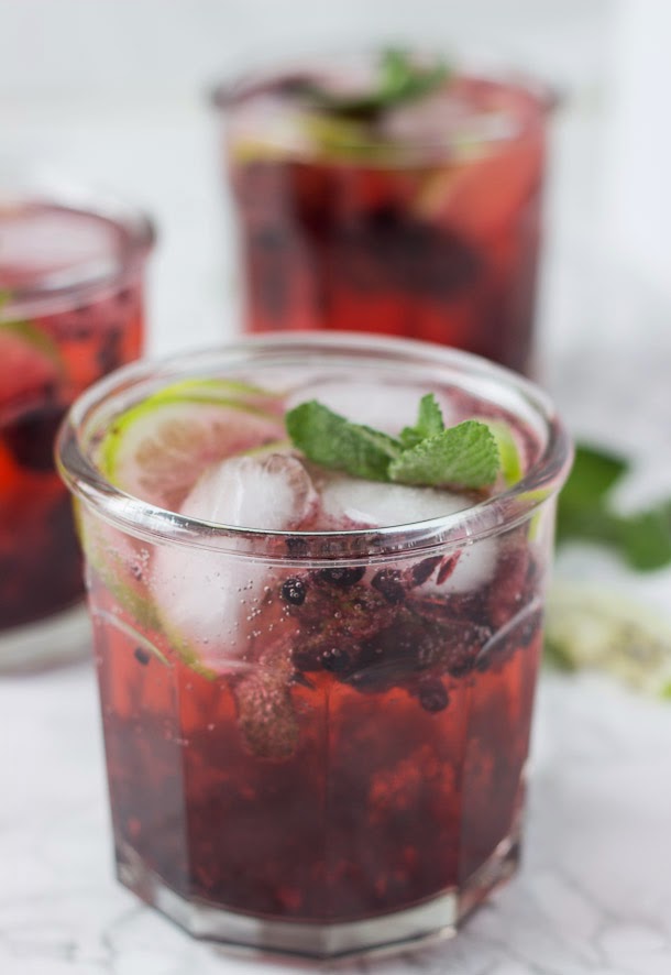 Blackberry Lavender Cocktail Blackberry Lavender Cocktail