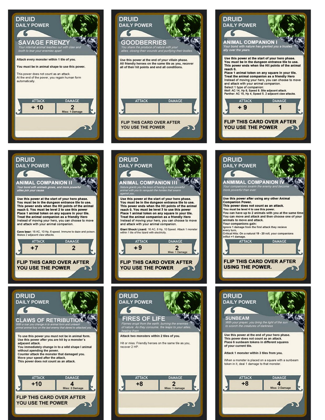 musings Custom heroes for D&d adventure board games