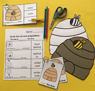 BEE PREPOSITION SET ~ Book Units by Lynn