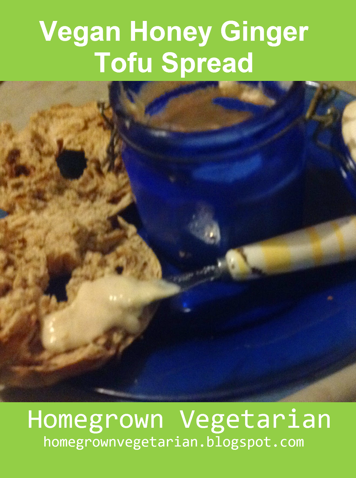 HomeGrown Vegetarian Vegan Lemon Ginger Honey Spread