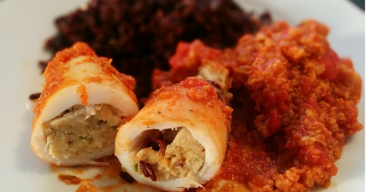 Cuisine 2 Soeurs: Encornets farcis à la sicilienne