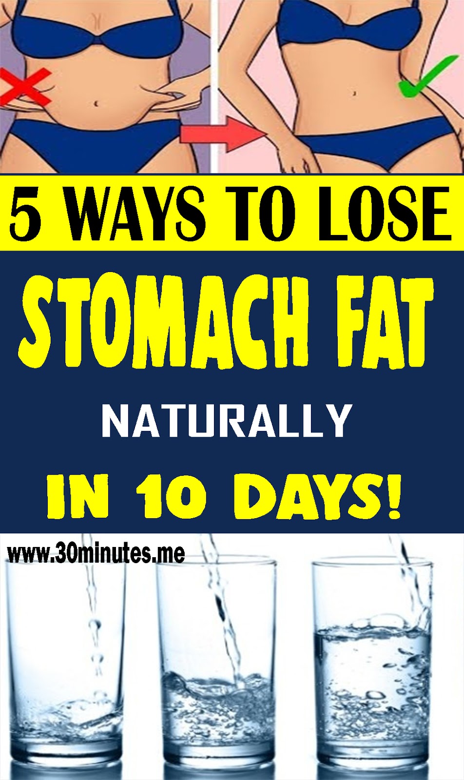How Do I Lose Belly Fat In 10 Days Naturally ! - natural health Center
