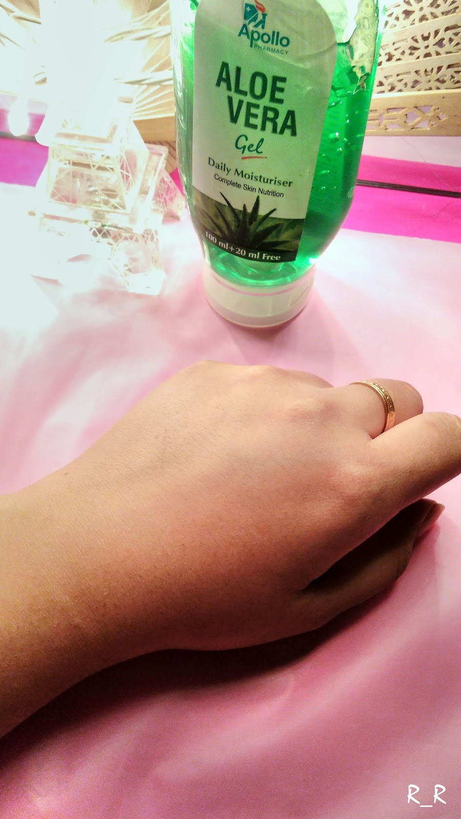Ritzy_Rituparna Apollo Pharmacy Aloevera Gel Review