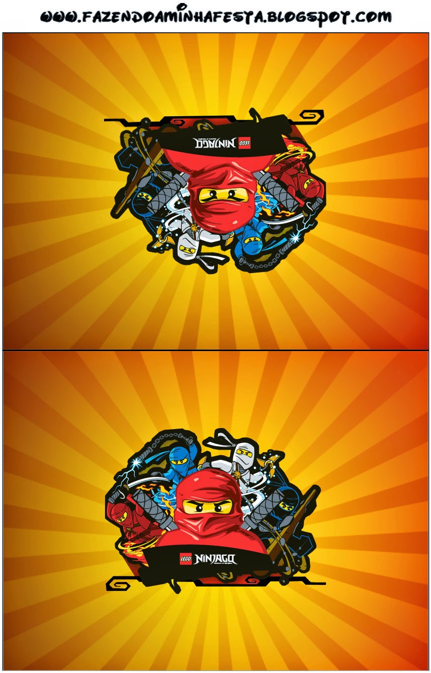 Ninjago: Etiquetas para Candy Bar para Imprimir Gratis. Etiquetas de Ninjago para imprimir gratis.