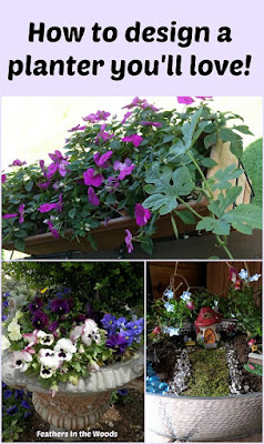 planting flowers in containers