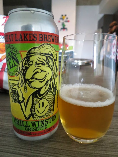 Review of Great Lakes Brewery Chill Winston Grisette Beer