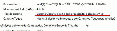 mudar de 32 bits para 64 bits