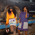 Annie Idibia pictured With Her 'Twin' sis,Tiwa Savage at the Opening Of 3D Cars Online