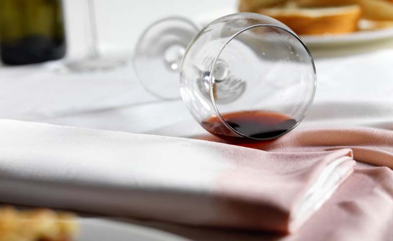 Spilled Red Wine